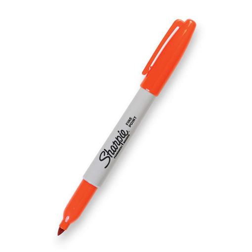 Picture of SHARPIE PERMANENT MARKER FINE TIP ORANGE